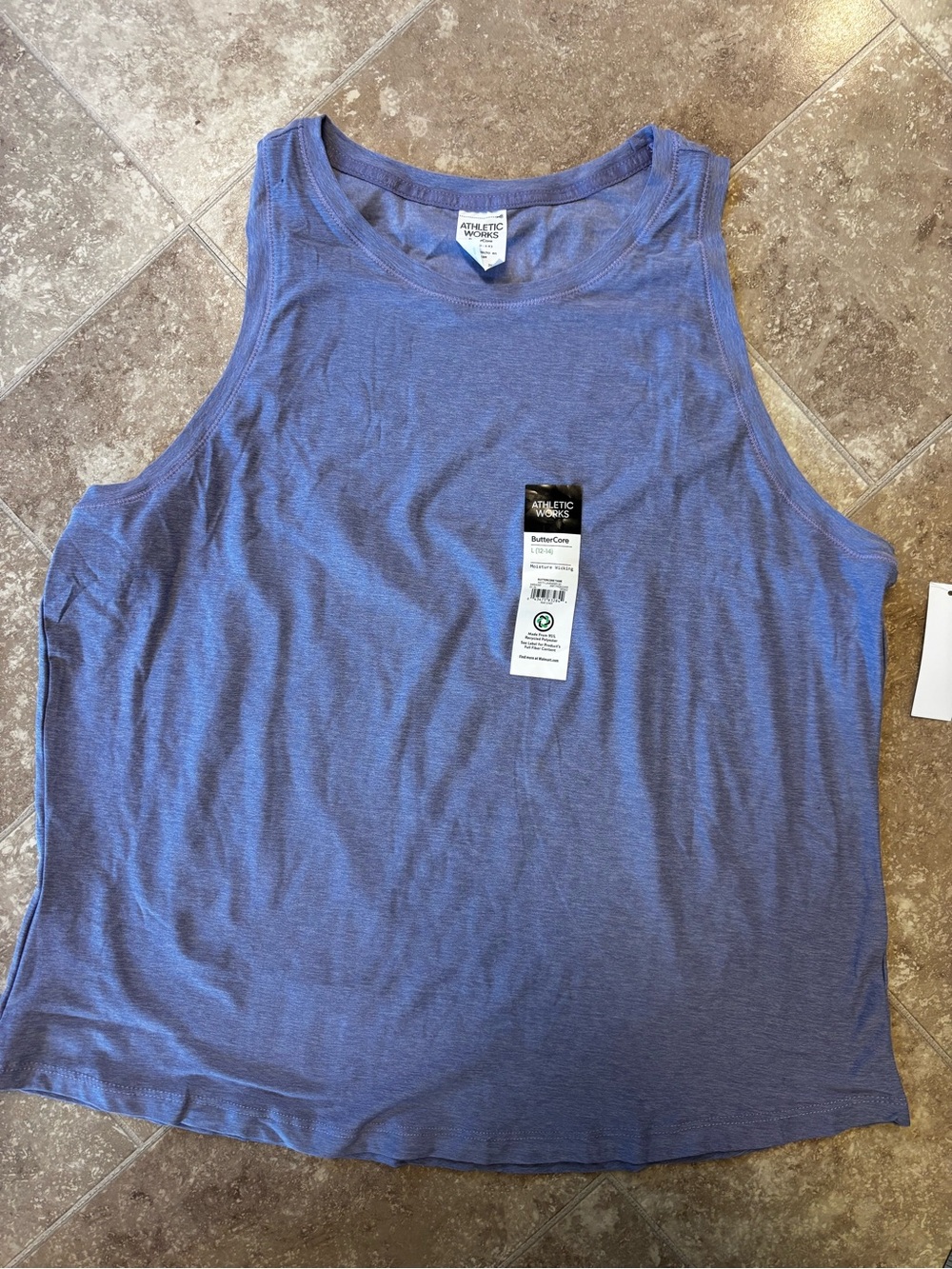 Athletic Works Women's Lavender Tank Top